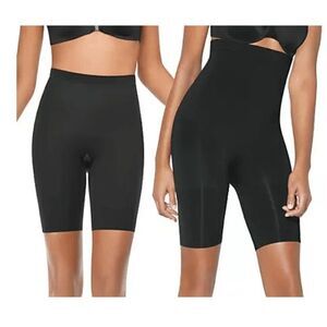 Spanx Power Womens Size E Panty & Higher Power Shapewear Set Black NWT